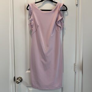 Calvin Klein Lavender Ruffle Dress